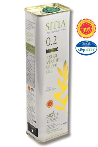 Physis of Crete SITIA 0,2% oliwa z oliwek extra virgin puszka 500 ml z Krety