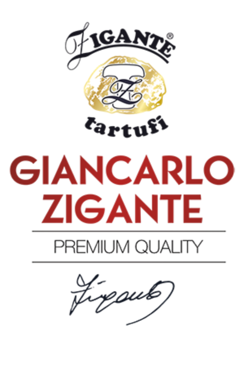 Logo marki Zigante, firmy produkującej produkty truflowe.