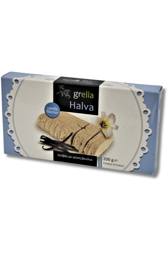 chałwa waniliowa Grelia 200 g w oryginalnym papierowym opakowaniu