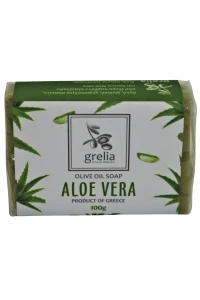 Greckie mydło oliwkowe Grelia Aloe Vera 100 g