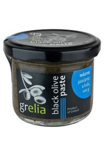 Tapenada z czarnych oliwek 100 g grecka pasta z oliwek w słoiczku