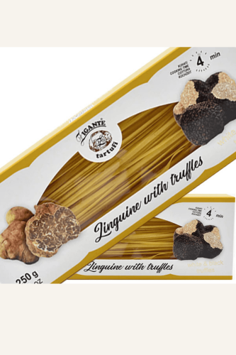 Zigante Linguine z truflami 250 g makaron z białą i czarną truflą