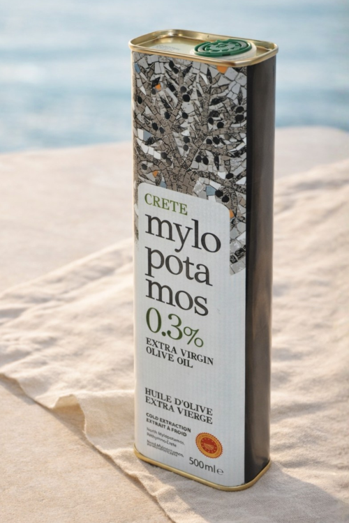 Grecka oliwa extra virgin Mylopotamos 500 ml w puszce