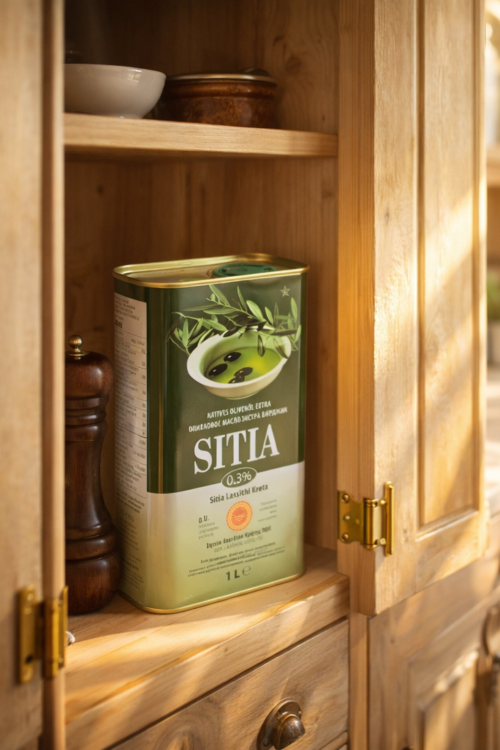 Oliwa extra virgin z Krety Sitia 0,3% 1 l – przechowywanie