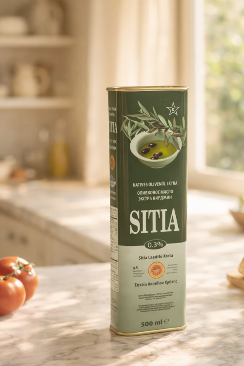 Oliwa extra virgin z Krety Sitia 0,3% 500 ml – metalowe opakowanie