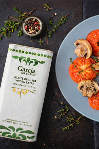 Garcia de la Cruz Extra Virgin 0,3% 1 L – hiszpańska oliwa w metalowej puszce