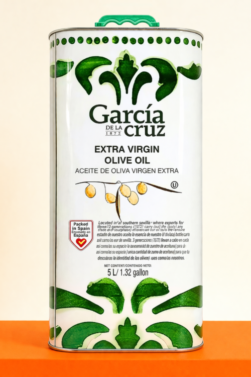 Garcia de la Cruz Extra Virgin 0,3% 5 L – hiszpańska oliwa w metalowej puszce