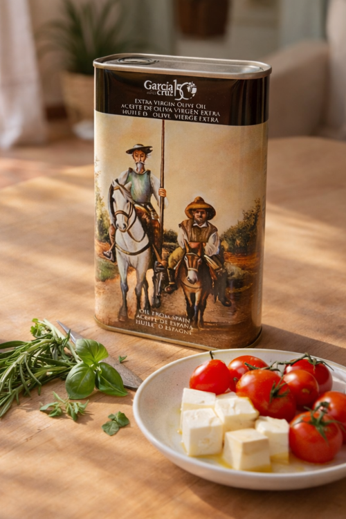 Oliwa hiszpańska extra virgin w metalowej puszce 500 ml – García de la Cruz