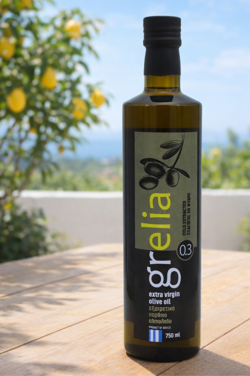Grelia 0,3% grecka oliwa z oliwek 750 ml