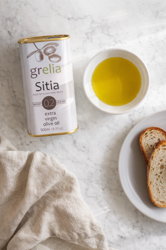 Grecka oliwa extra virgin Grelia Sitia 0,2% 500 ml w metalowej puszce