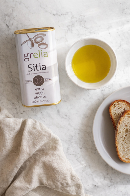 Grecka oliwa extra virgin Grelia Sitia 0,2% 500 ml w metalowej puszce