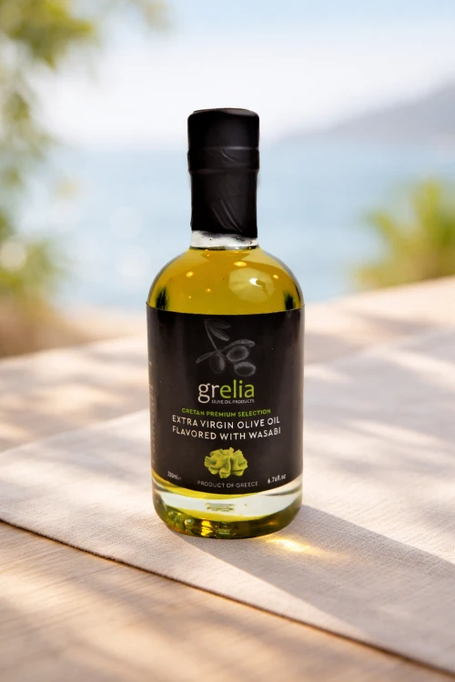 Kreteńska oliwa z oliwek z Wasabi Grelia 200 ml