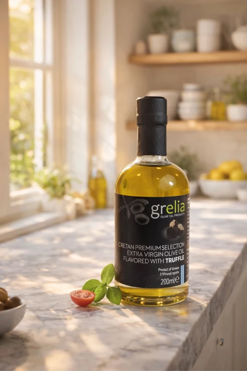 Oliwa z oliwek Extra Virgin truflowa Grelia 200 ml z Krety