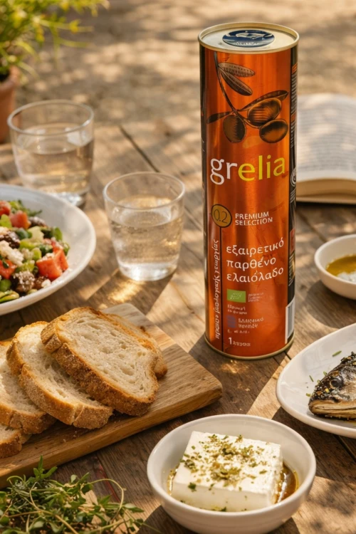 Grecka oliwa z oliwek w metalowej puszce 1 litr