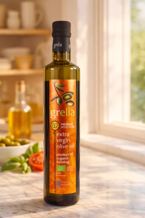 Grecka oliwa organiczna Koroneiki 500 ml z okolic Heraklionu