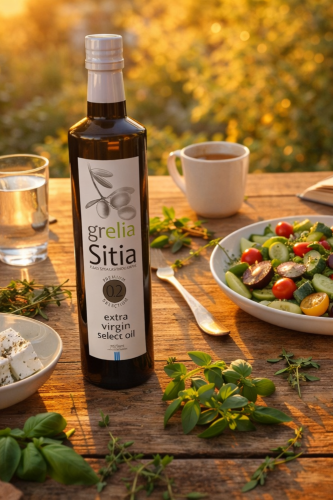 Oliwa extra virgin Grelia Sitia Premium 0,2% 750 ml z Krety