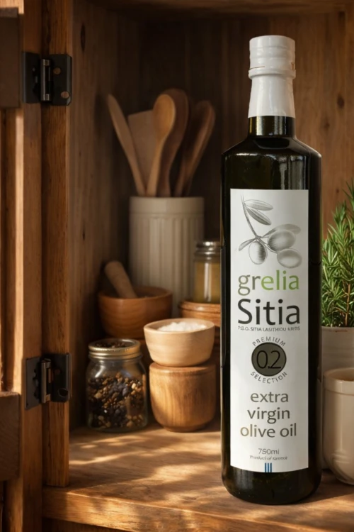 Grecka filtrowana oliwa z oliwek Grelia PDO Sitia 0,2% 750 ml