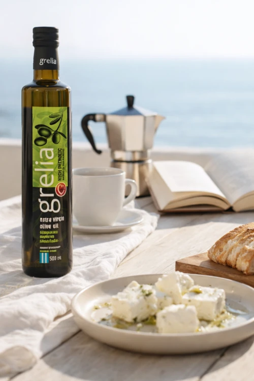 Grelia High Phenolic 500 ml – aranżacja obiadowa