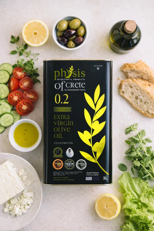 Grecka oliwa Physis of Crete 0,2% 3 litry w metalowej puszce