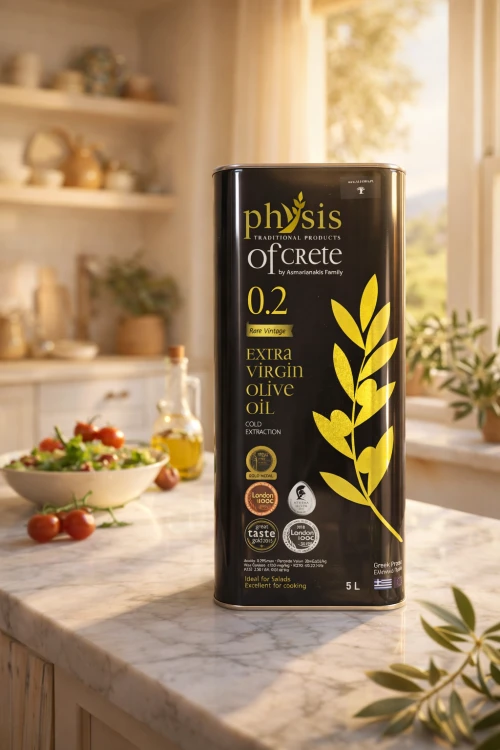 Oliwa z oliwek extra virgin 5L Physis of Crete z regionu Lasithi