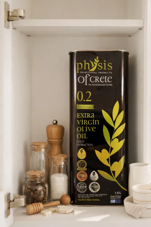 Oliwa z Krety Physis of Crete 0,2% 1,5 l – opakowanie metalowe