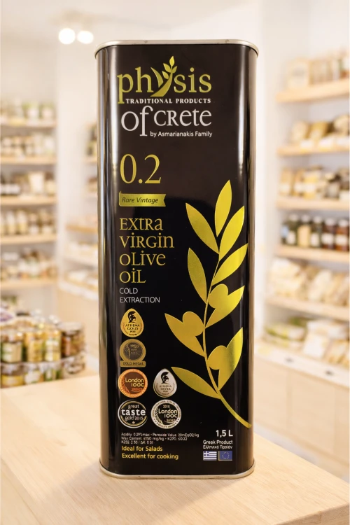 Oliwa extra virgin Koroneiki z Krety Physis of Crete 1,5 l