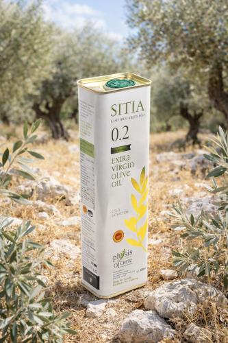 Grecka oliwa extra virgin Physis of Crete SITIA 500 ml w metalowej puszce