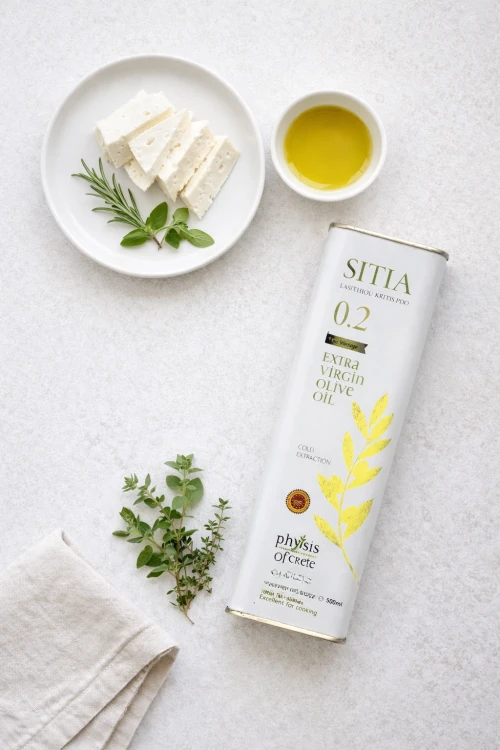 Oliwa extra virgin z Krety do sałatek i codziennej kuchni 500 ml