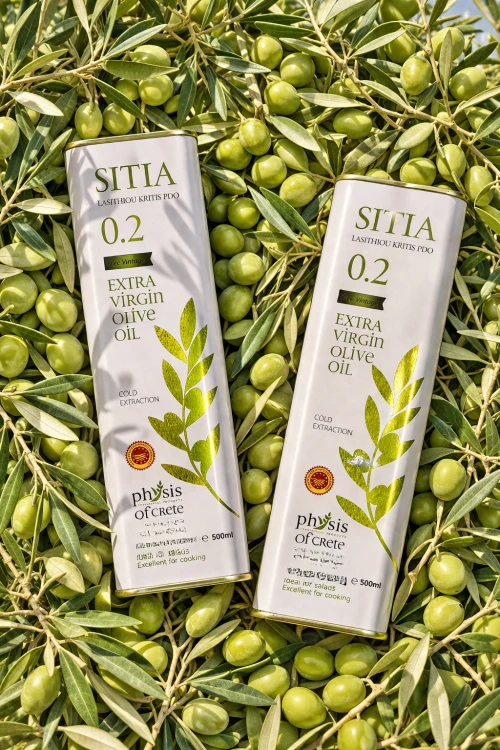 Physis of Crete SITIA 0,2% oliwa z oliwek 2 x 500 ml w metalowych puszkach