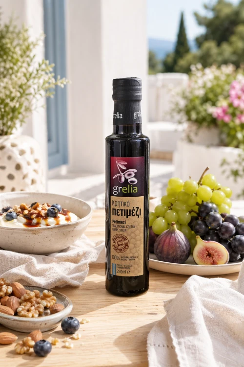 Tradycyjne petimezi z Grecji 200 ml naturalna melasa winogronowa