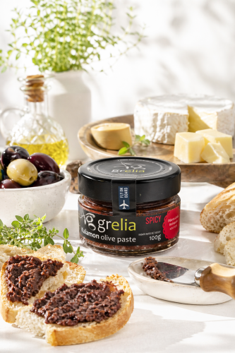 Grecka pasta z oliwek Kalamata ostra 100 g Grelia