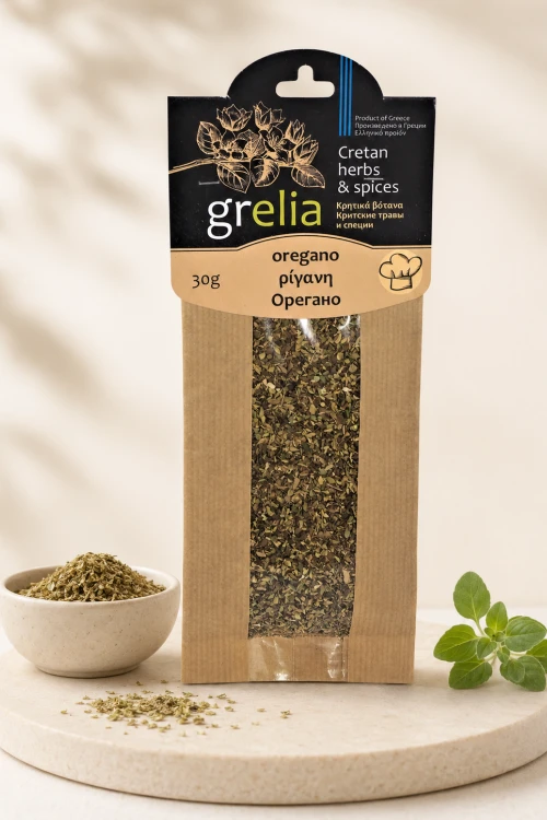 Aromatyczne oregano z Grecji Grelia 30 g do kuchni śródziemnomorskiej