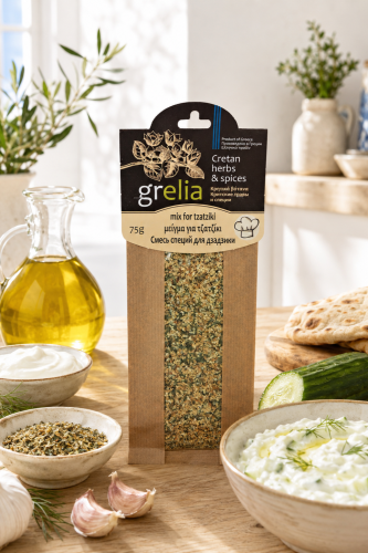 Mieszanka przypraw do tzatziki 75 g z czosnkiem i koperkiem
