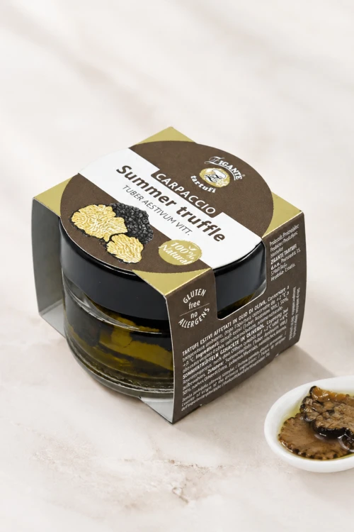 Zigante czarna trufla siekana 40 g w jasnej aranżcji kuchennej