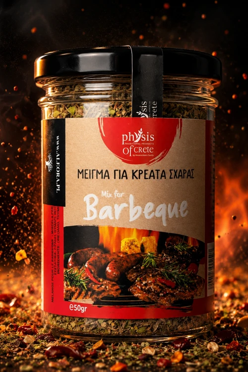 Mieszanka przypraw do grilla z oregano, tymiankiem, słodkim chili i solą