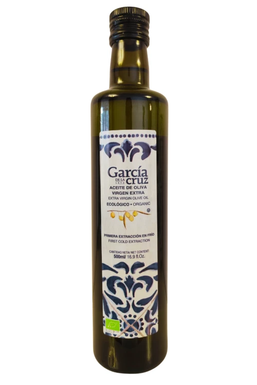 Hiszpańska oliwa z oliwek extra virgin Garcia de la Cruz Organic BIO 500 ml w butelce