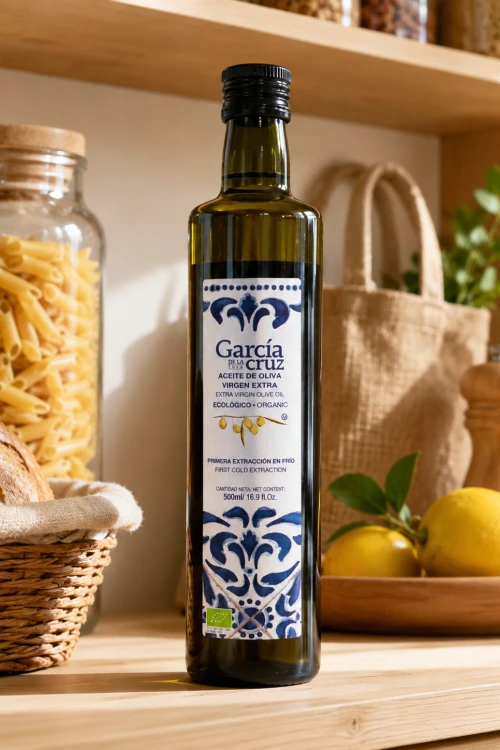 Garcia de la Cruz Extra Virgin Organic 500 ml – oliwa BIO z Toledo w butelce