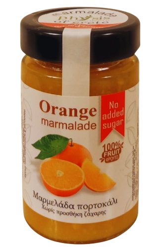 Marmolada pomarańczowa bez dodatku cukru Physis of Crete 260 g w szklanym słoiku
