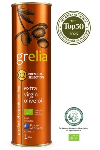 Grecka oliwa z oliwek Extra Virgin BIO Premium 0,2% 1 L Grelia